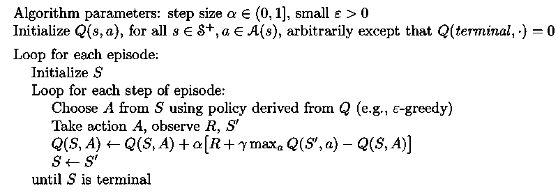 Q-learning (off-policy TD control)