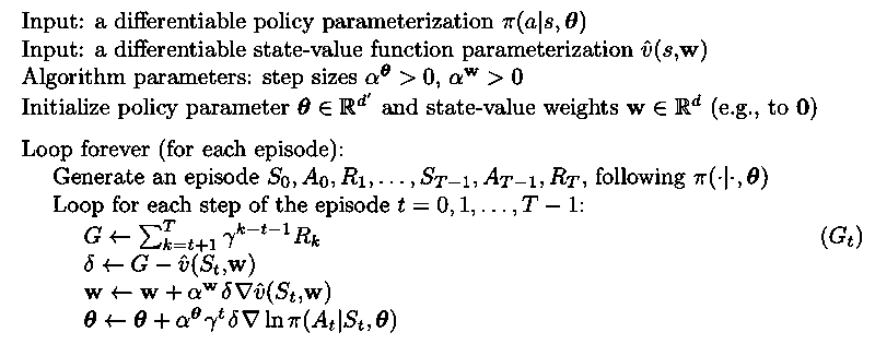 REINFORCE with Baseline