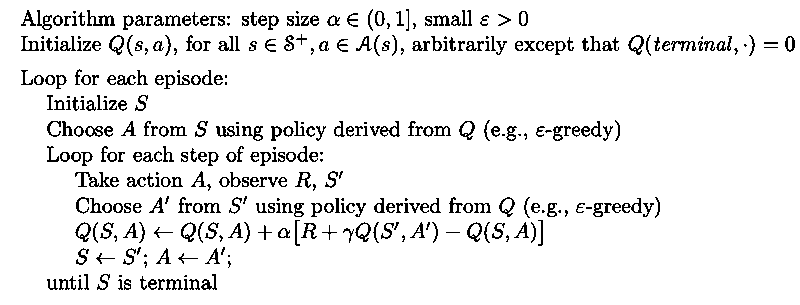 Sarsa (on-policy TD control)